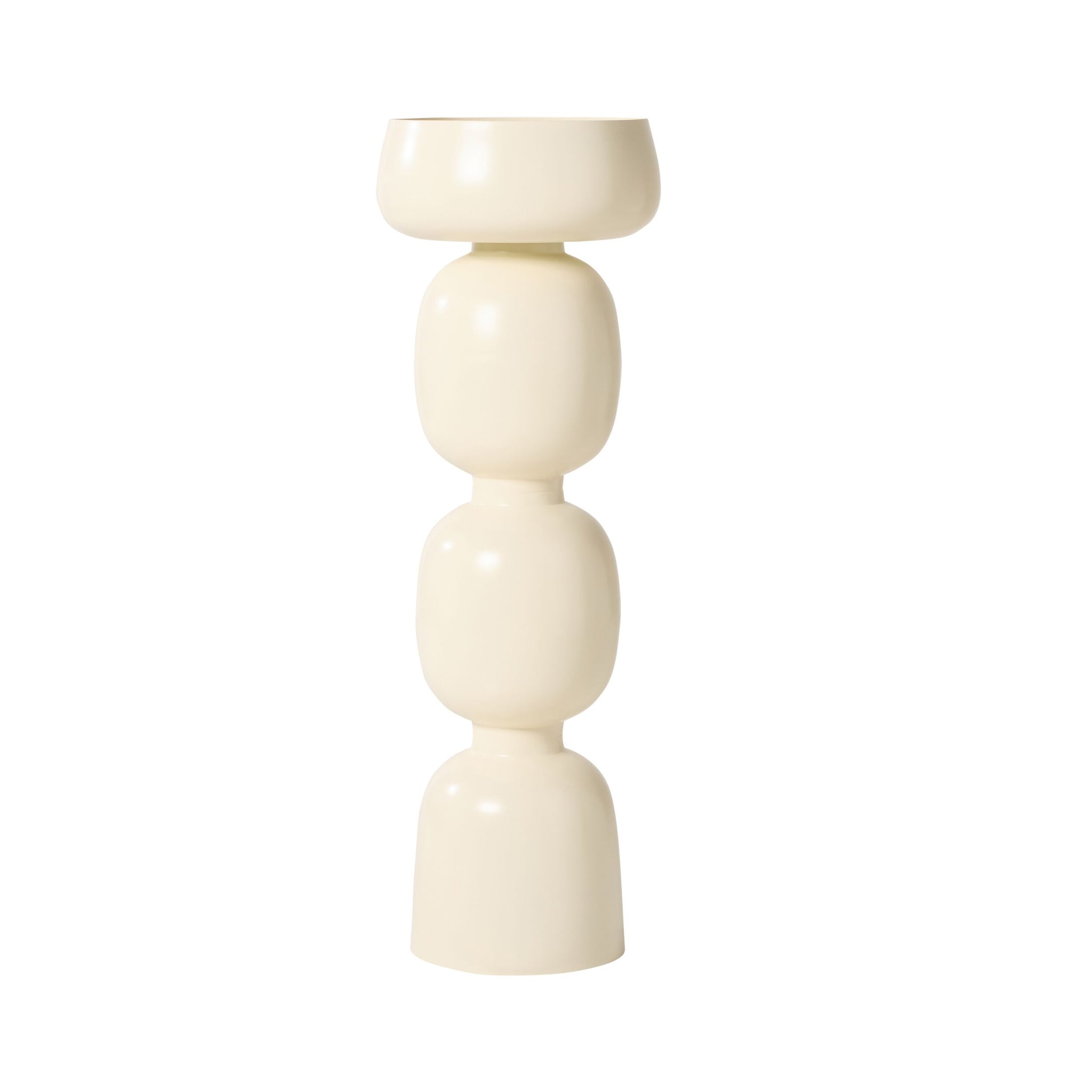 Amarra Pedestal Plant Stand White 101cm