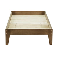 Kyan King Single Bed Base Chestnut