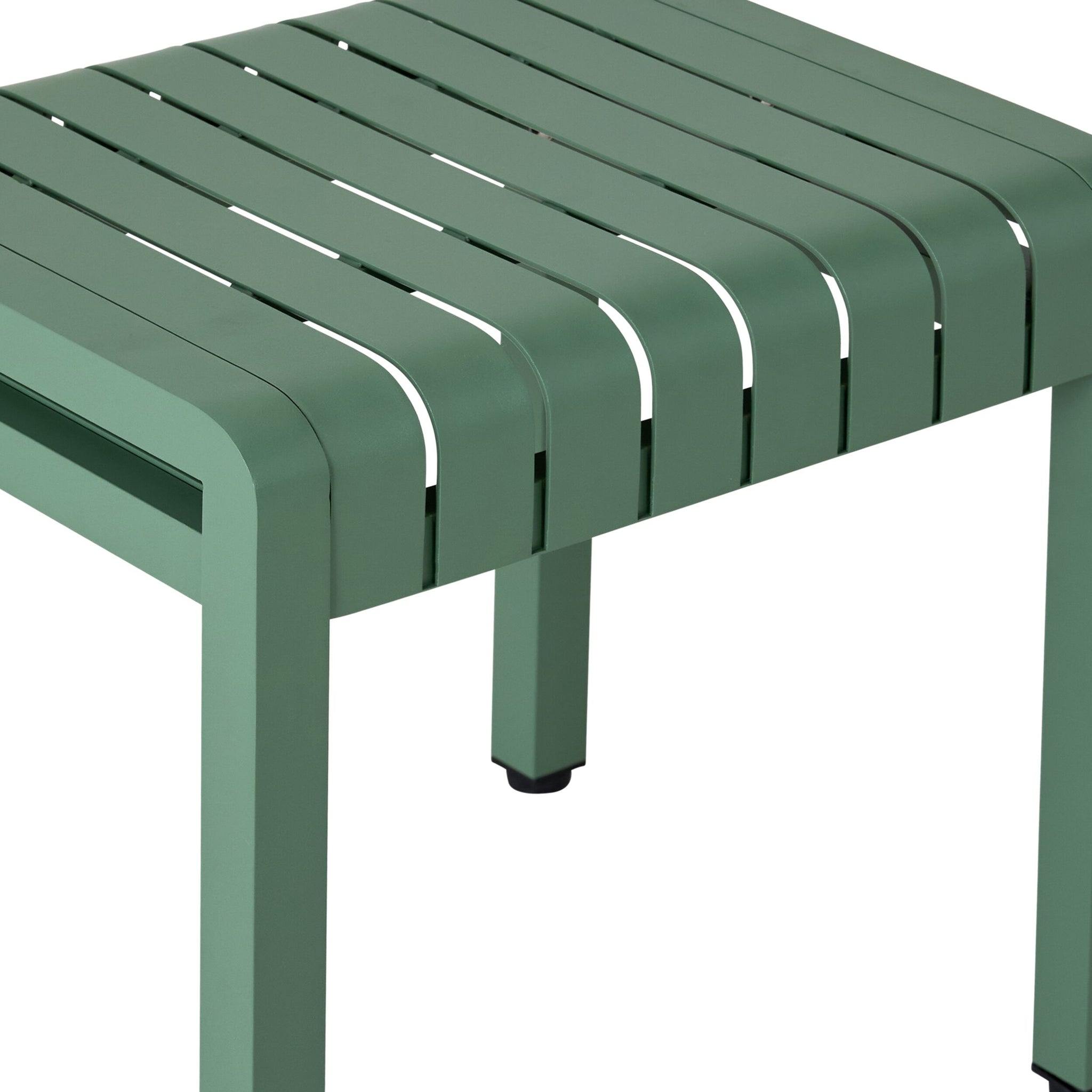 Tomi Alumnium Stool Moss Green