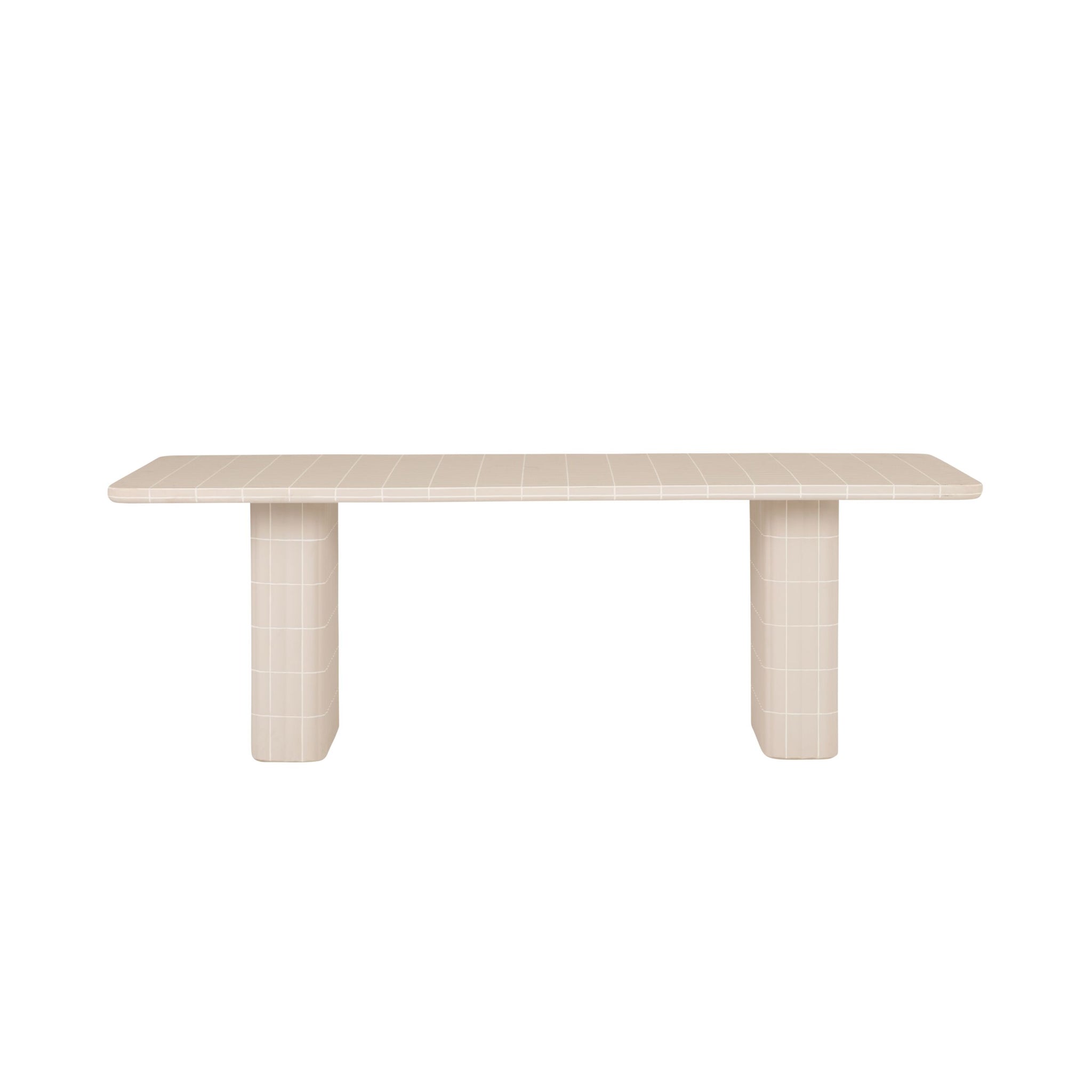 Edie Dining Table 225cm Taupe
