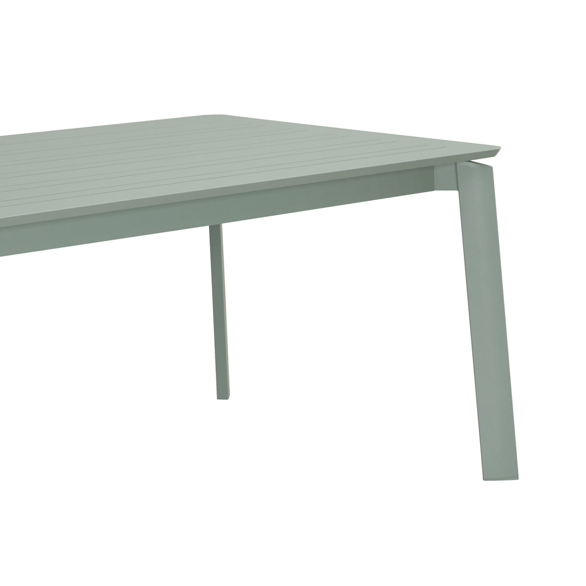 Santana Aluminium Dining Table 260cm (Extends to 370cm) Steely Green