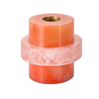 Poppi Two Tone Candle Holder Sunbaked Pink