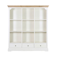 Clover 3 Drawer Library Shelving Unit