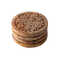 Parvani Set Of 4 Coasters 10x10x1cm