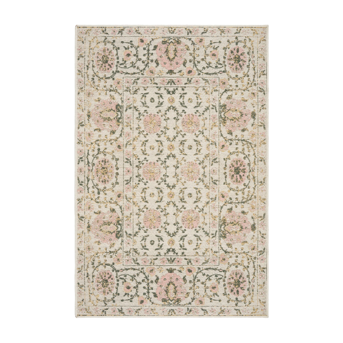 Mystic Loom Indoor Outdoor Rug Blush Garden 100x150cm