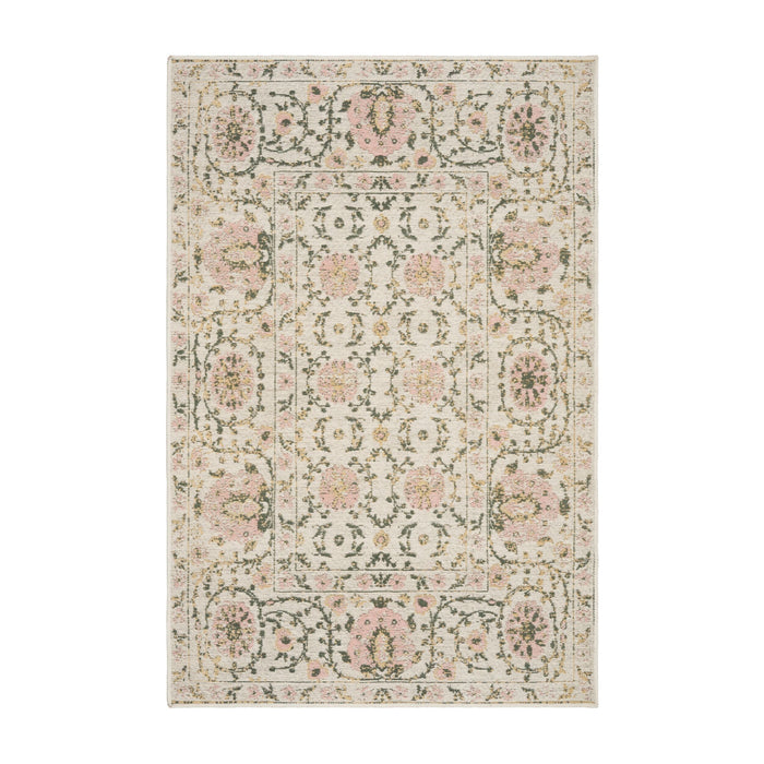 Mystic Loom Indoor Outdoor Rug Blush Garden 100x150cm