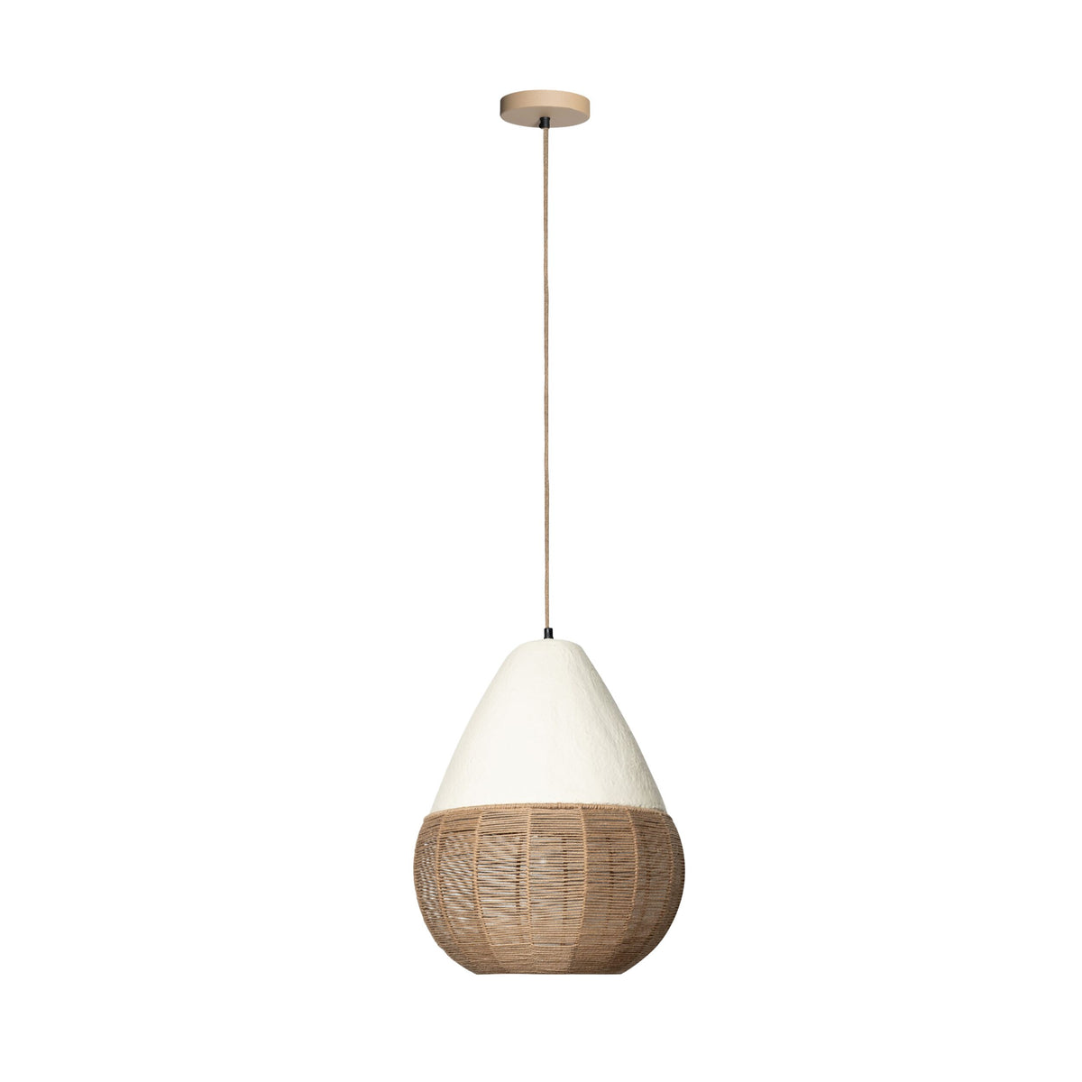 Maris Pendant White Natural 38x38x50cm