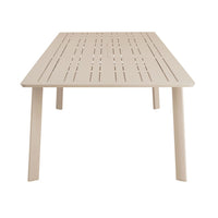 Santana Aluminium Dining Table 260cm (Extends to 370cm) Taupe