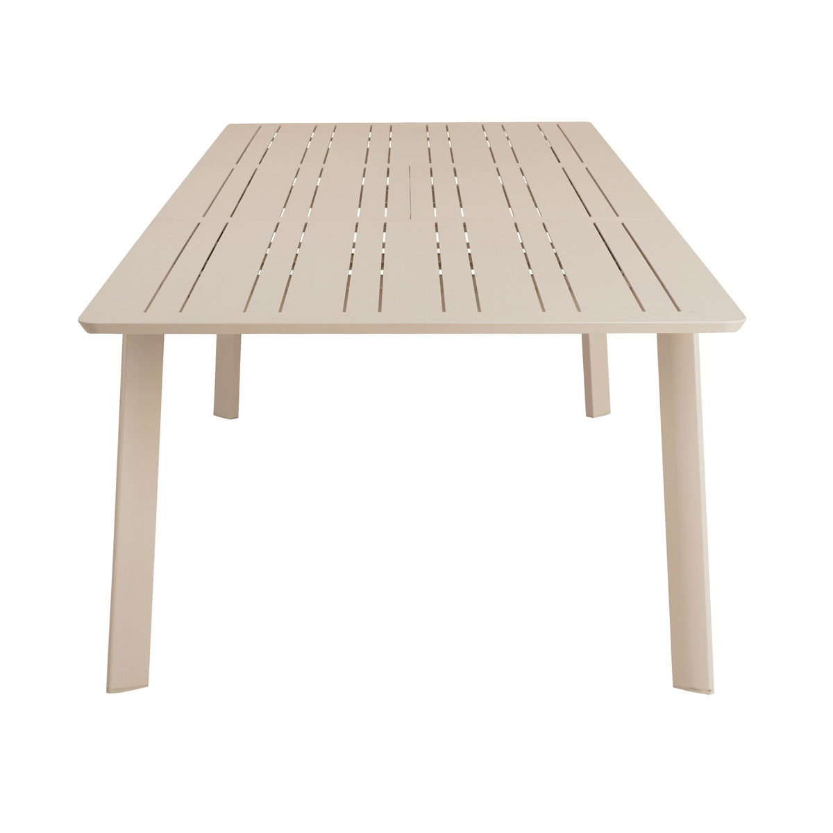 Santana Aluminium Dining Table 260cm (Extends to 370cm) Taupe