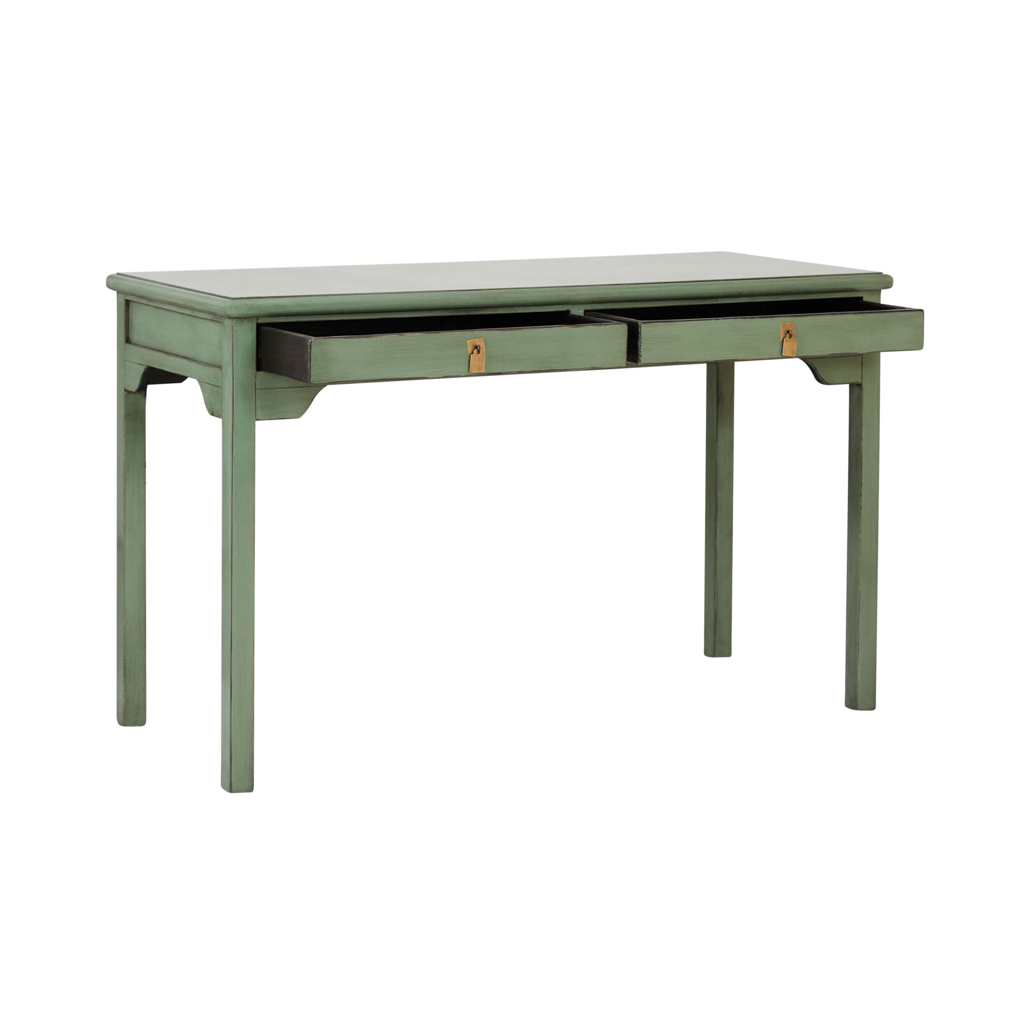 Sansha 2 Drawer Desk Sage Green