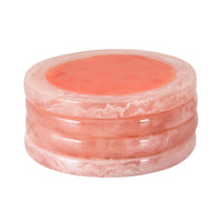 Poppi Two Tone Coaster Set of 4 Sunbaked Pink