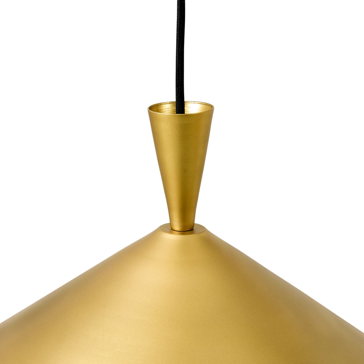 Apex Metal Pendant Matte Brass 40x40x21cm