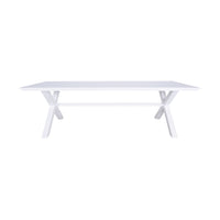 Blake Aluminium Dining Table 240cm White