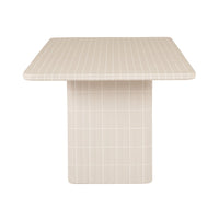 Edie Dining Table 225cm Taupe