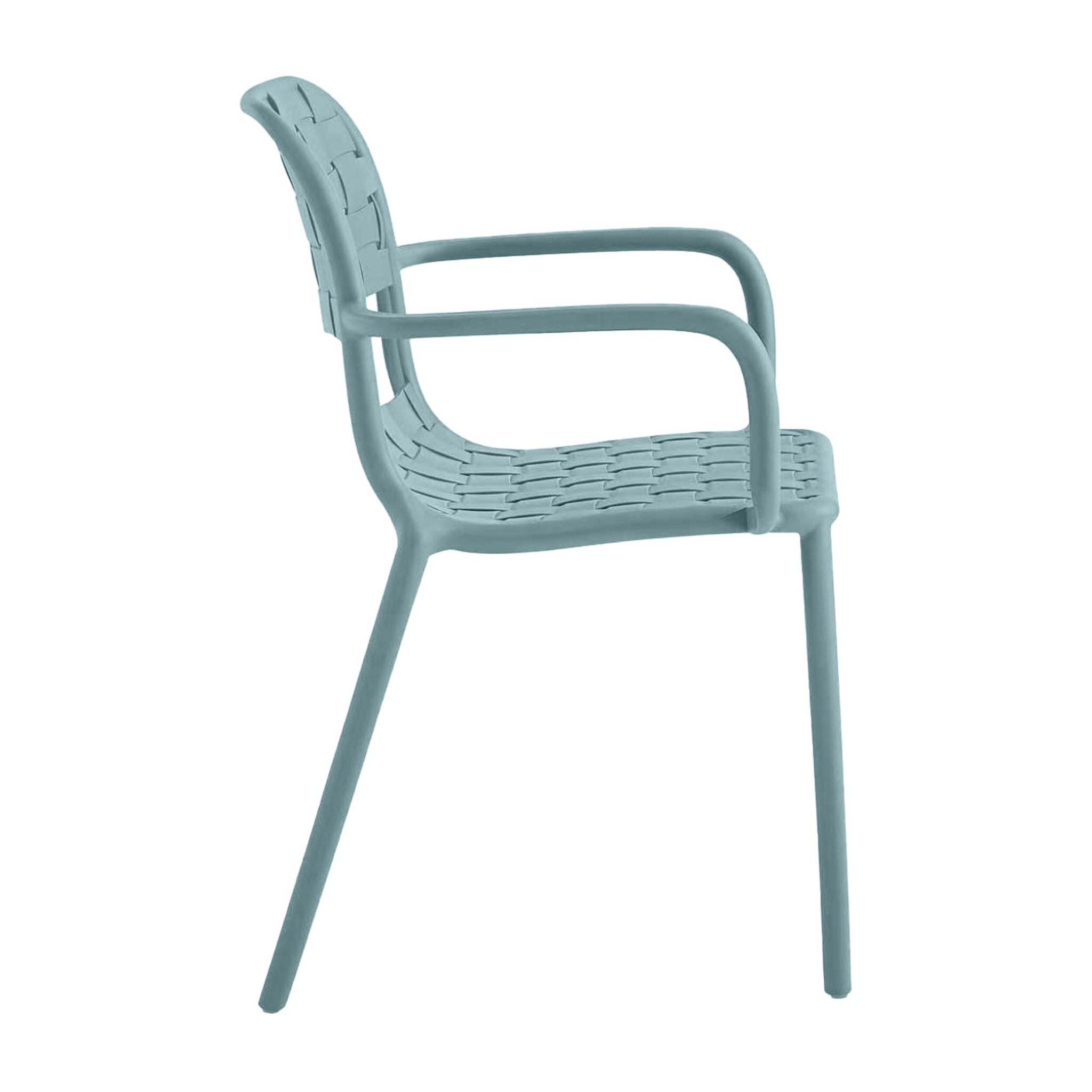 Em Weave Dining Chair Steely Green
