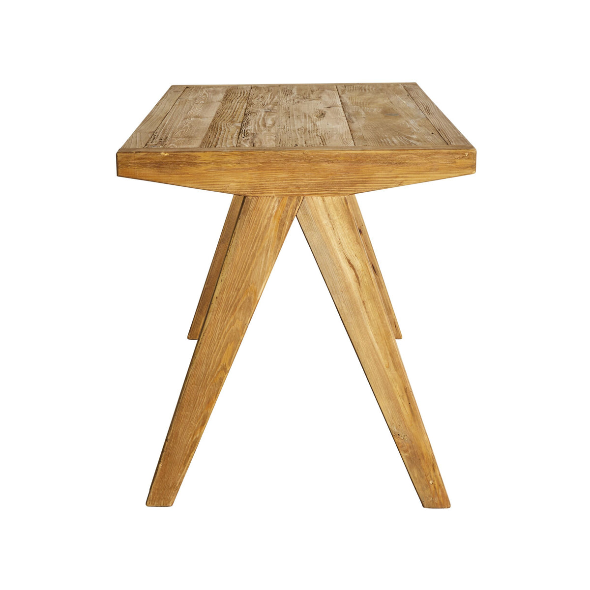 Kalise Reclaimed Timber Desk with Scissor Leg
