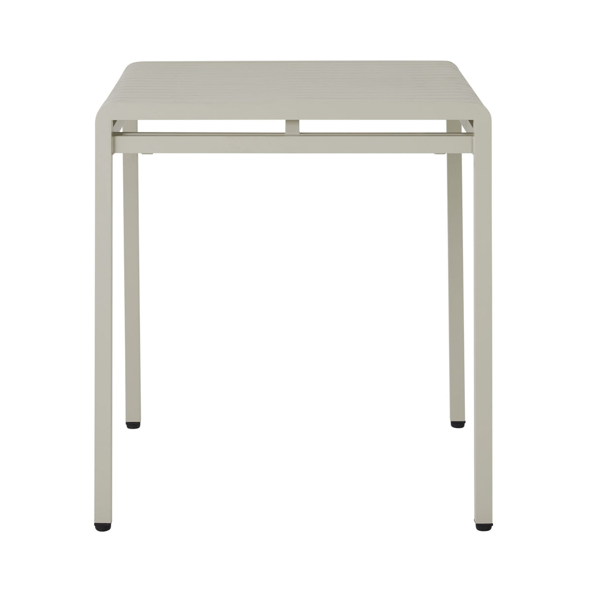 Tomi Aluminium Dining Table 70cm Taupe