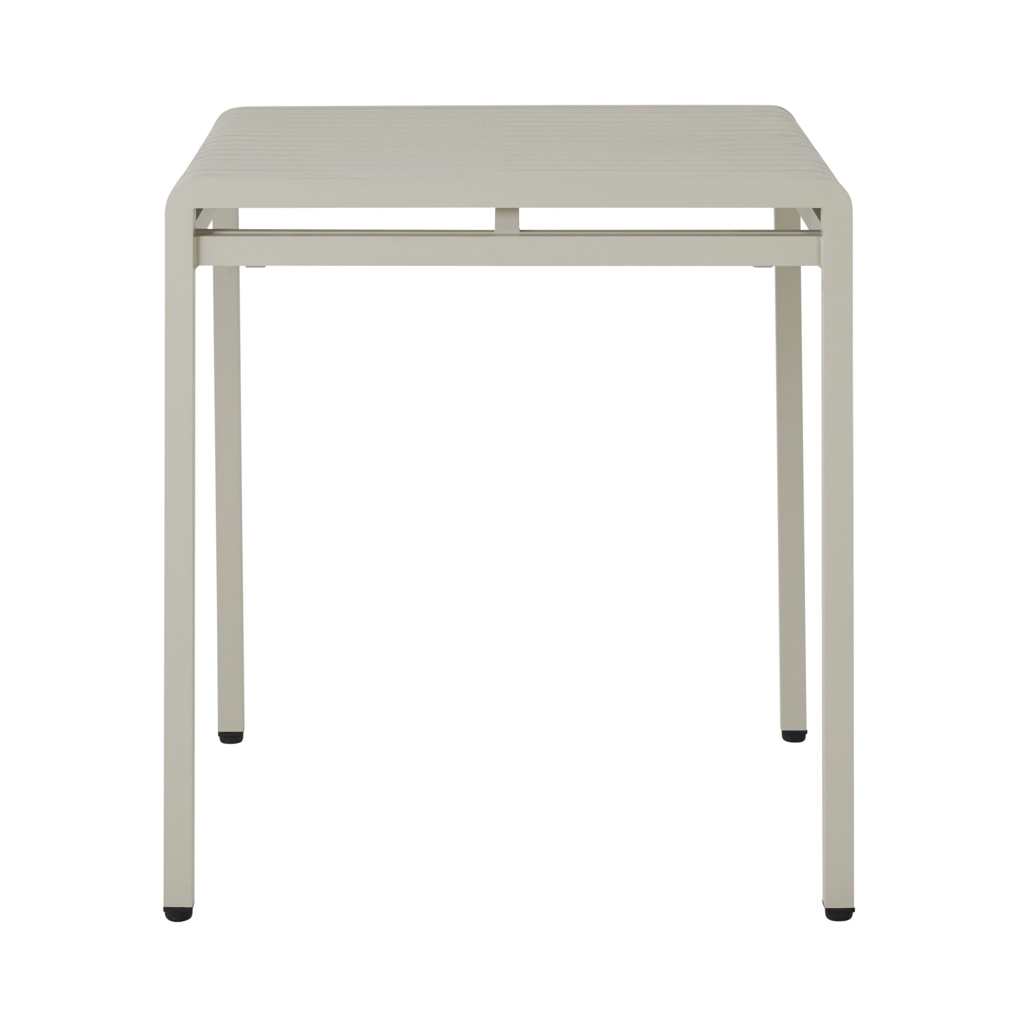 Tomi Aluminium Dining Table 70cm Taupe