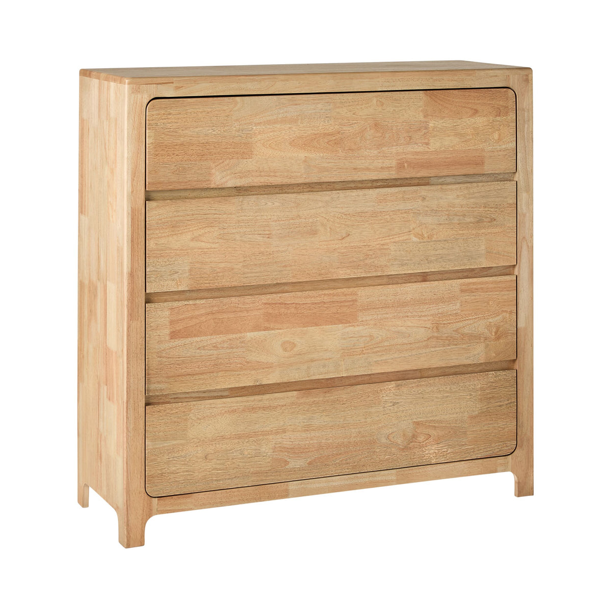Curve 4 Drawer Tall Boy