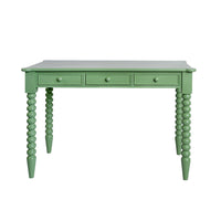 Maisie 3 Drawer Desk Green