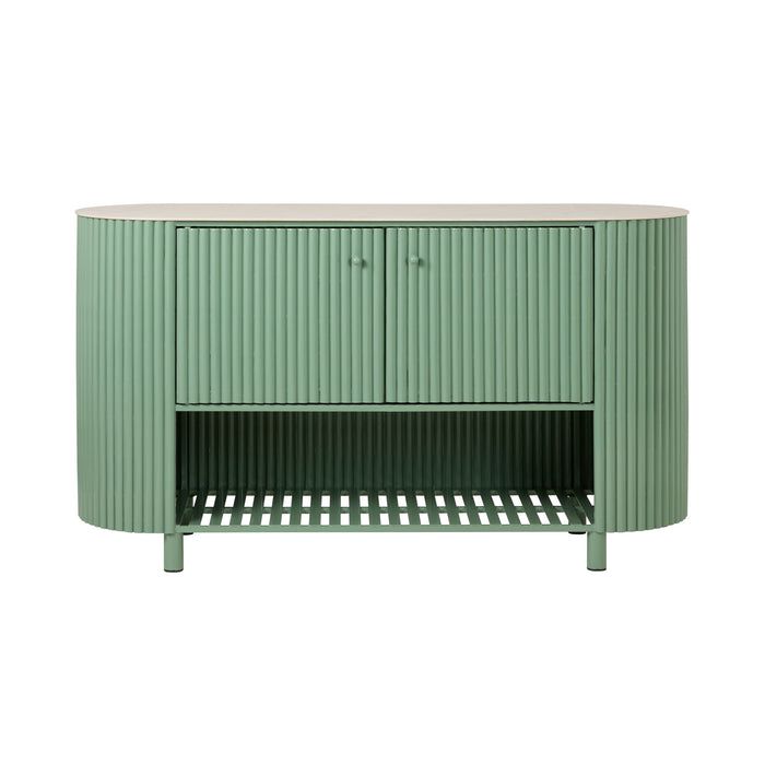 Ripple Kitchen Island Bench Sage Green