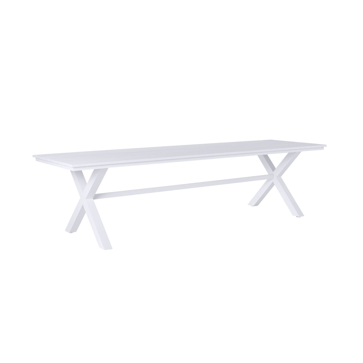Blake Aluminium Dining Table 300cm White