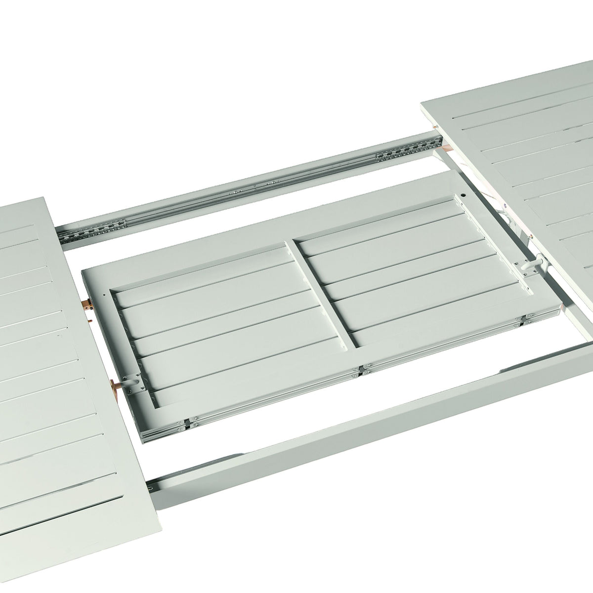 Santana Aluminium Extension Table Steely Green  200/300cm