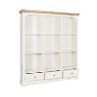 Clover 3 Drawer Library Shelving Unit
