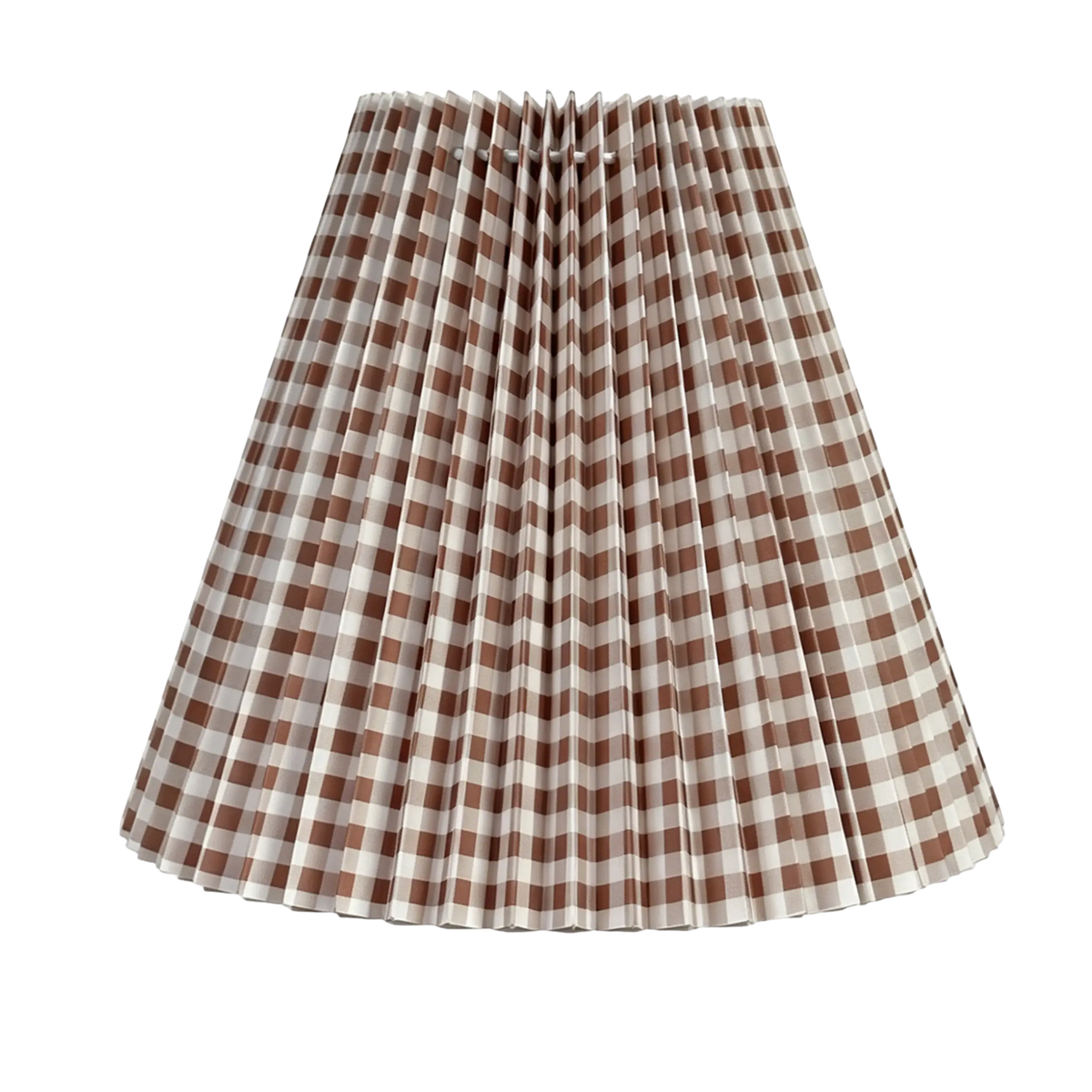 Lucille Pleated Tapered Shade Taupe 35cm