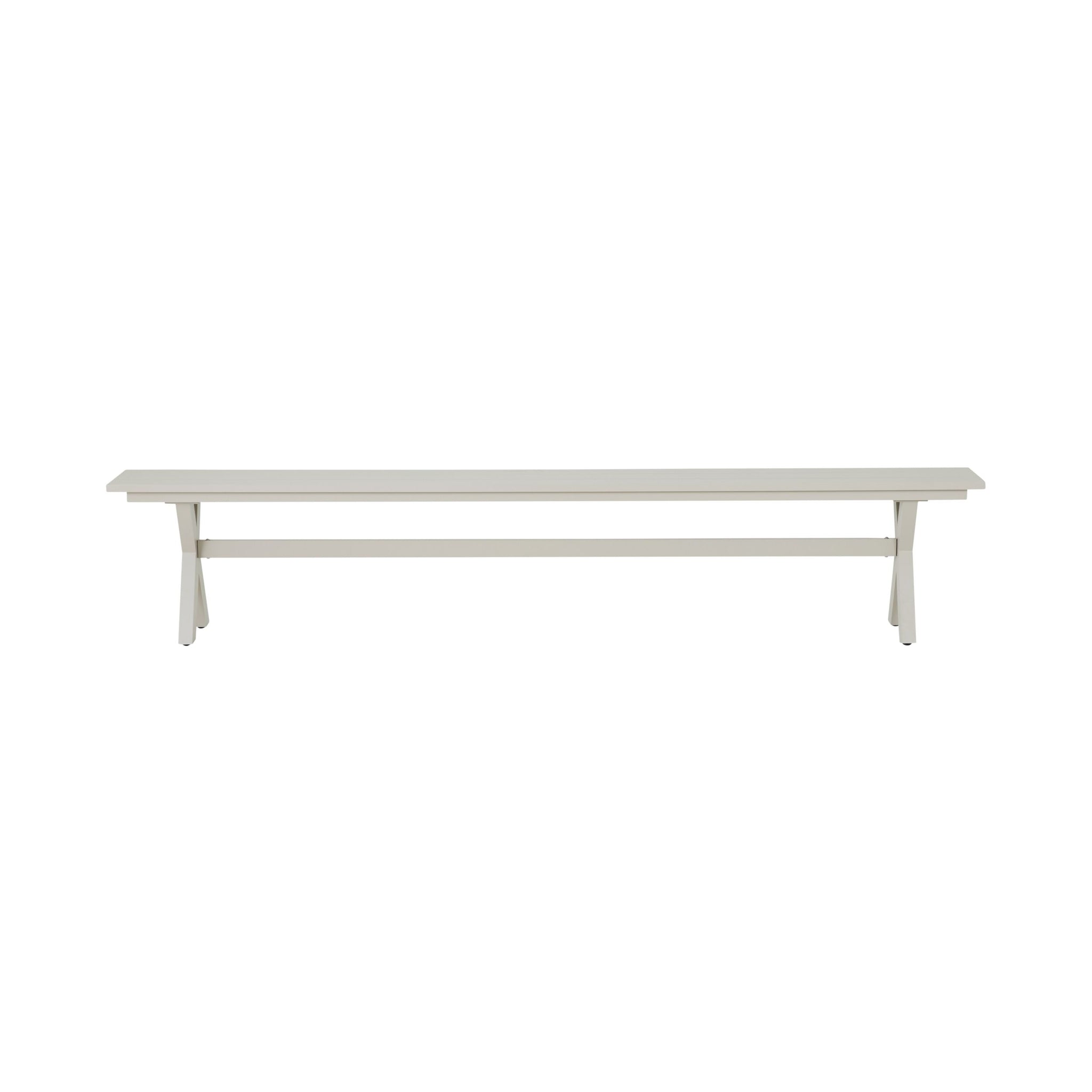 Blake Aluminium Dining Bench 240cm Taupe