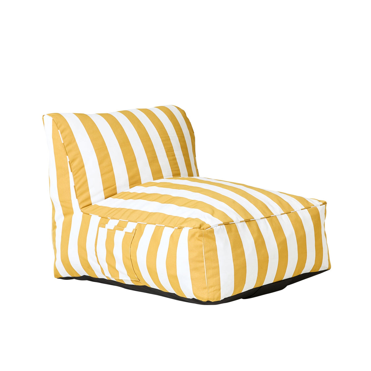 Jax Foam Filled Lounger Yellow Stripe