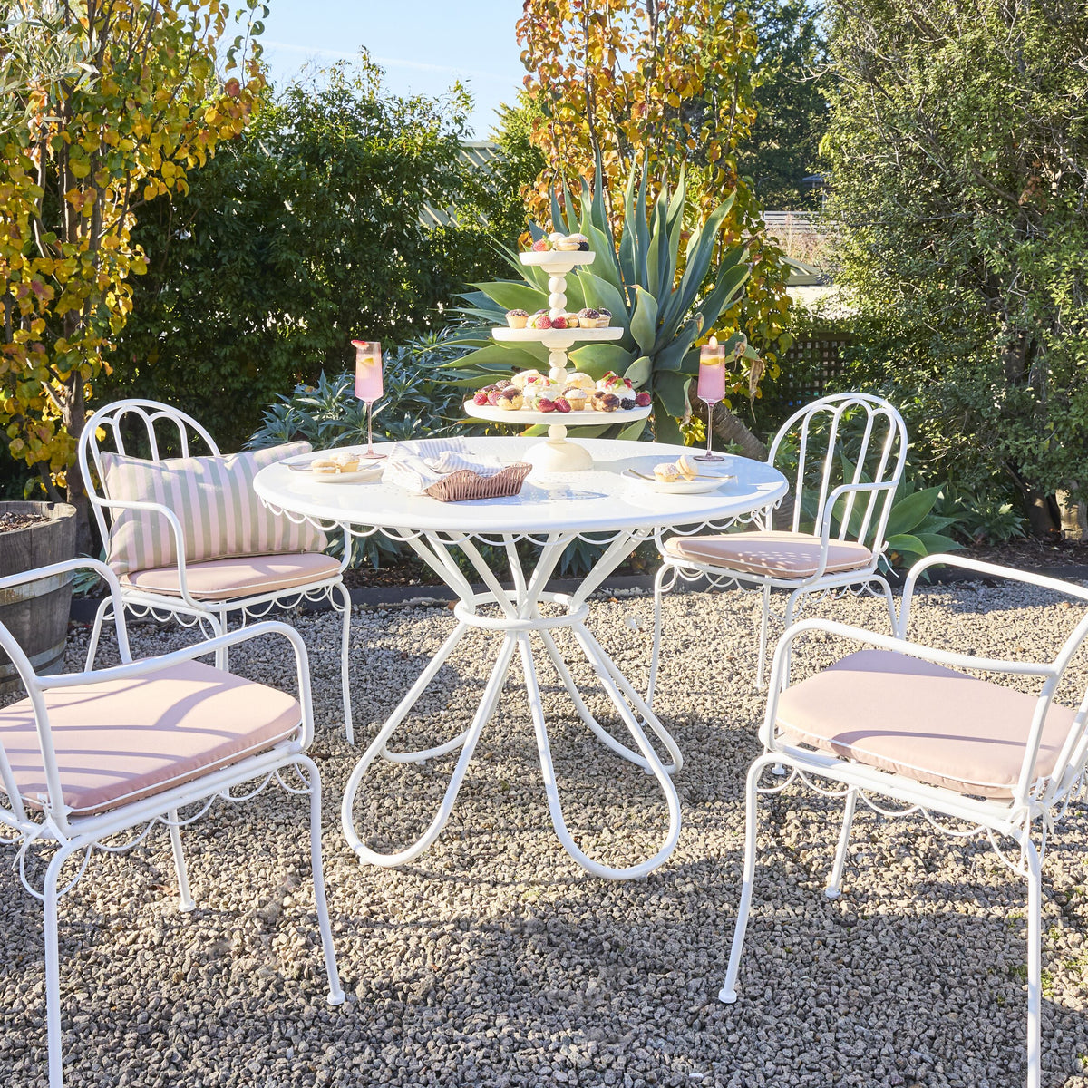 Bonnie Table 5 Piece Package White