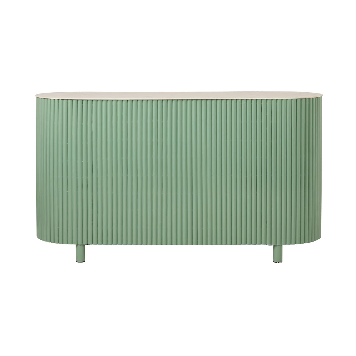 Ripple Kitchen Island Bench Sage Green