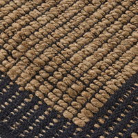 Alhambra Border Jute Runner Walnut 80x300cm