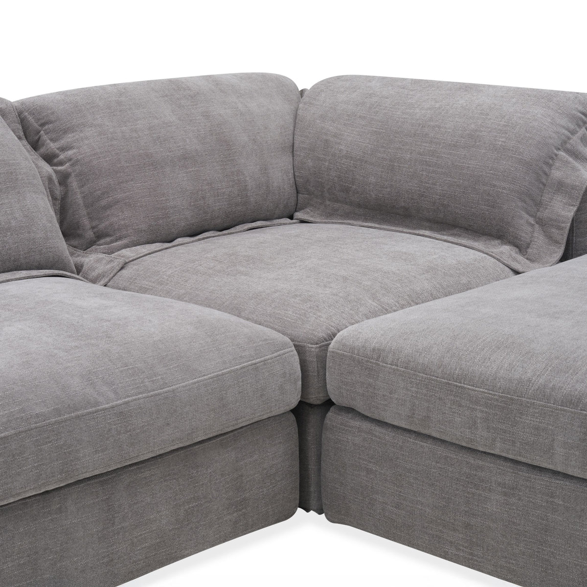 Laze Modular Chaise Sofa Twilight Grey