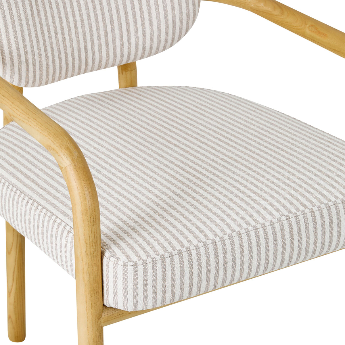 Astor Dining Chair Natural Stripe
