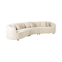 Alessa 4 Seater Sectional Sofa Oasis Dune