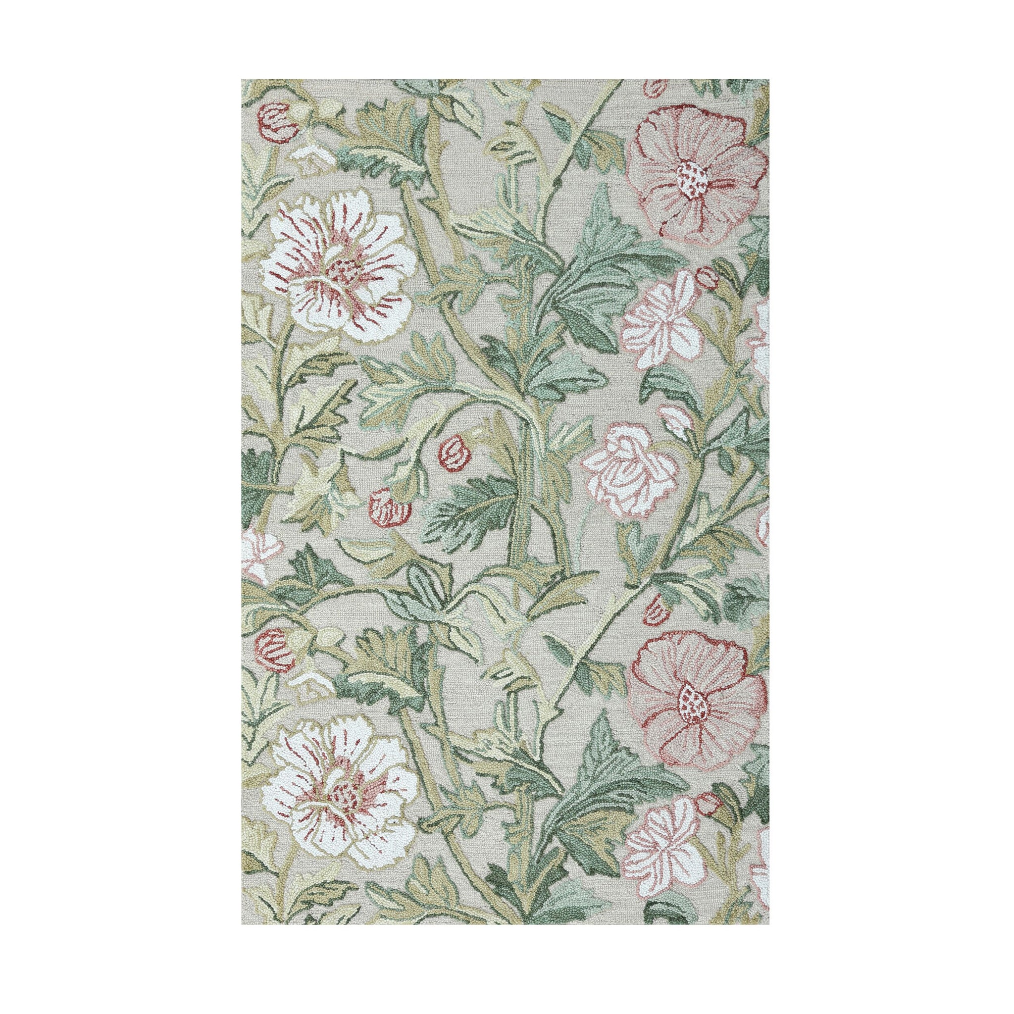 Wild Poppy Wool Rug 150x240cm