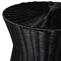 Bristol Woven Side Table Black