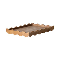 Sati Scalloped Large Wooden Tray