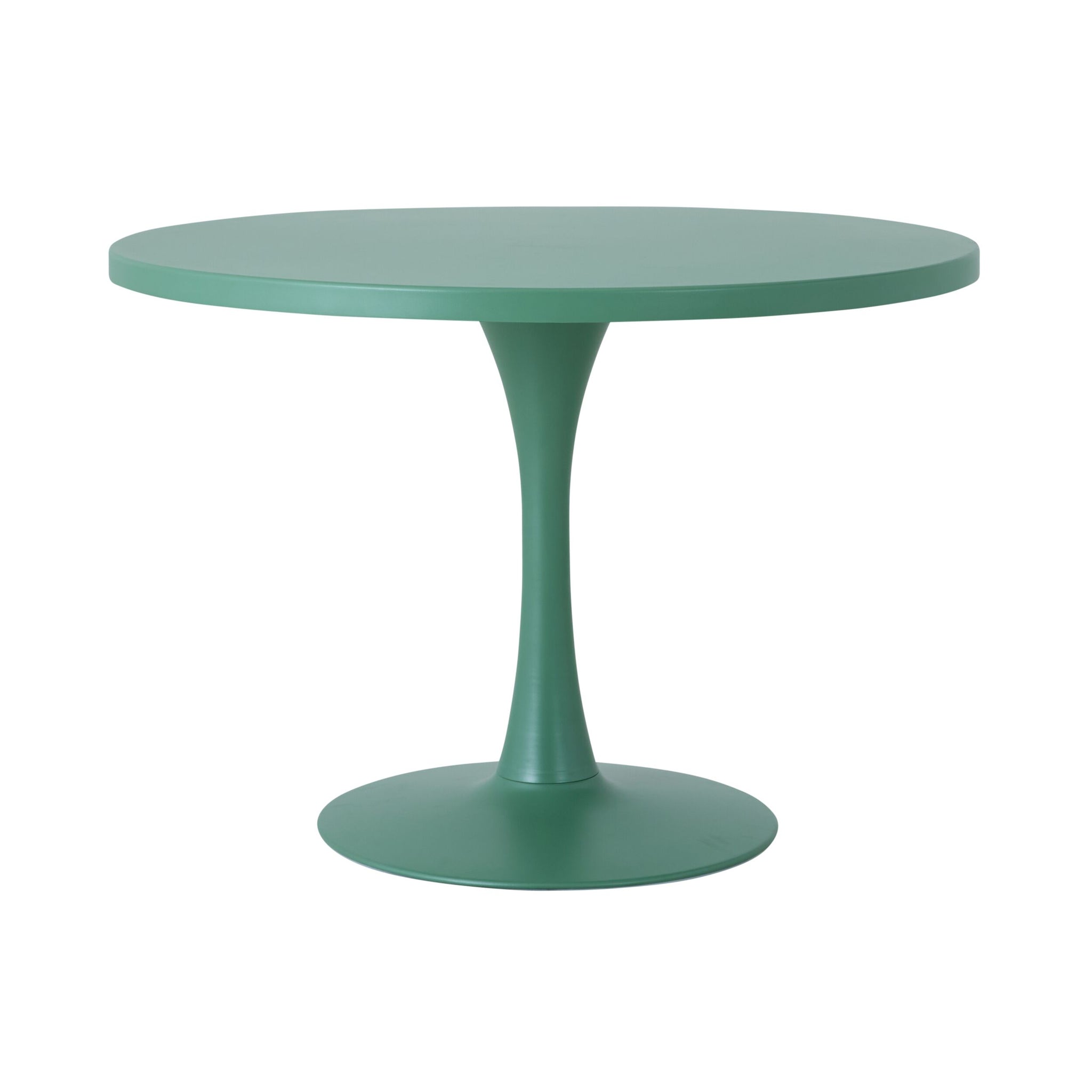 Tulip Dining Table 112cm Moss Green
