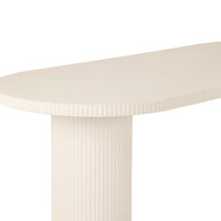 Ravello Ripple Dining Table 240x90cm Ivory Stone
