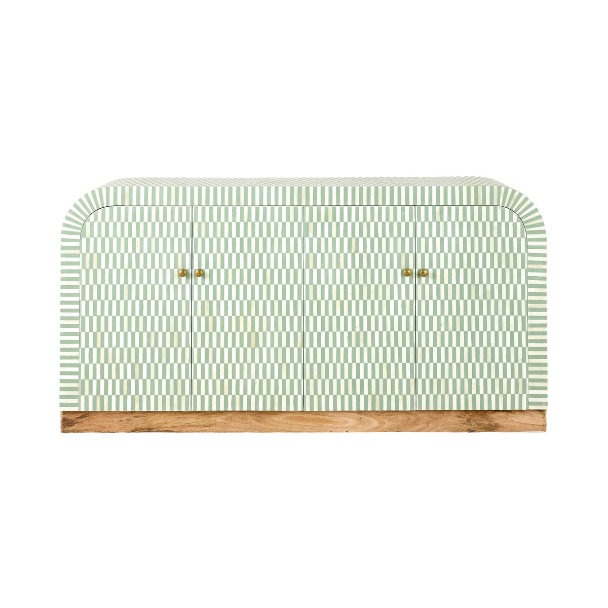 Nylah Bone Inlay 4 Door Sideboard