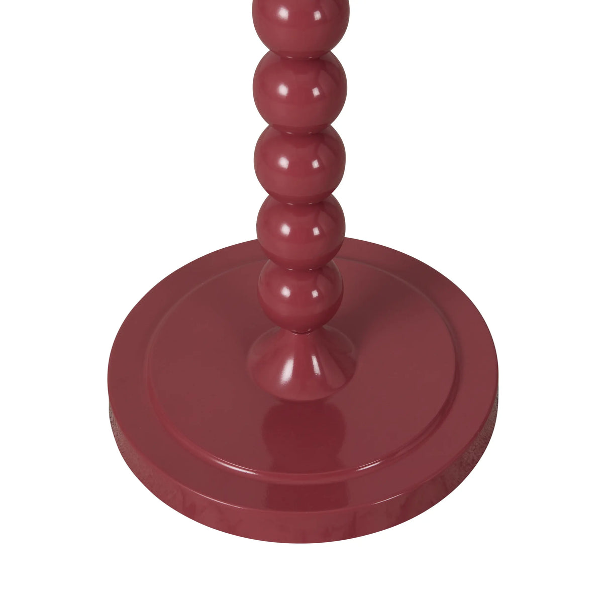 Carousel Metal Floor Lamp Base Red 129cm