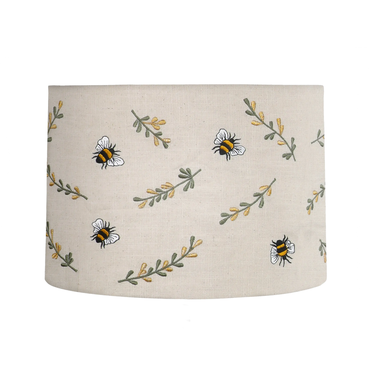 Embroidered Bee Shade Yellow 45cm