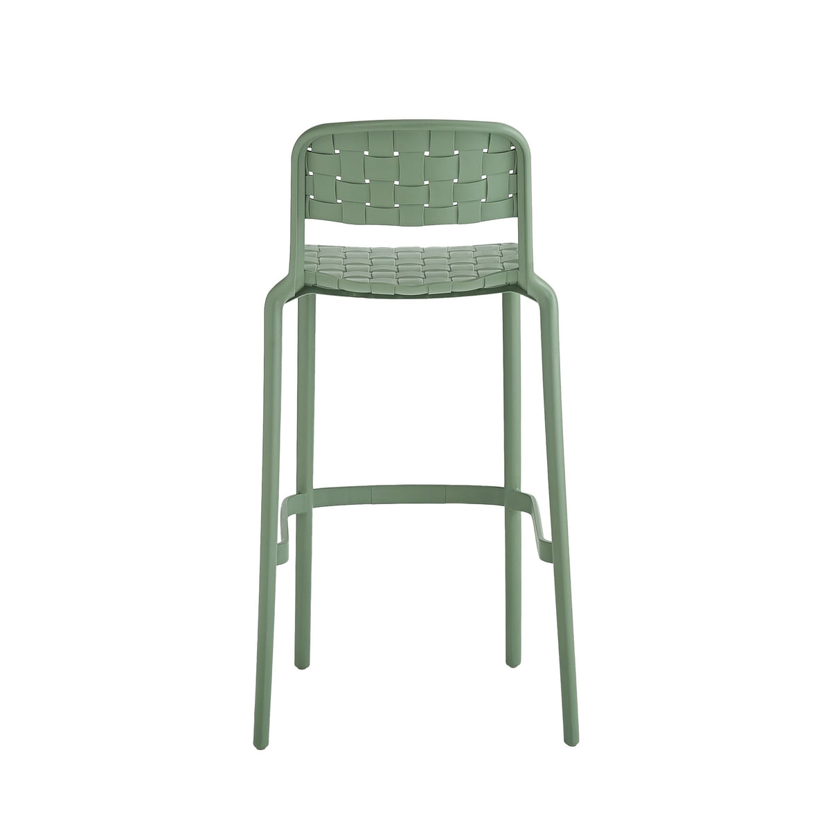 Em Weave Bar Stool Fennel Green