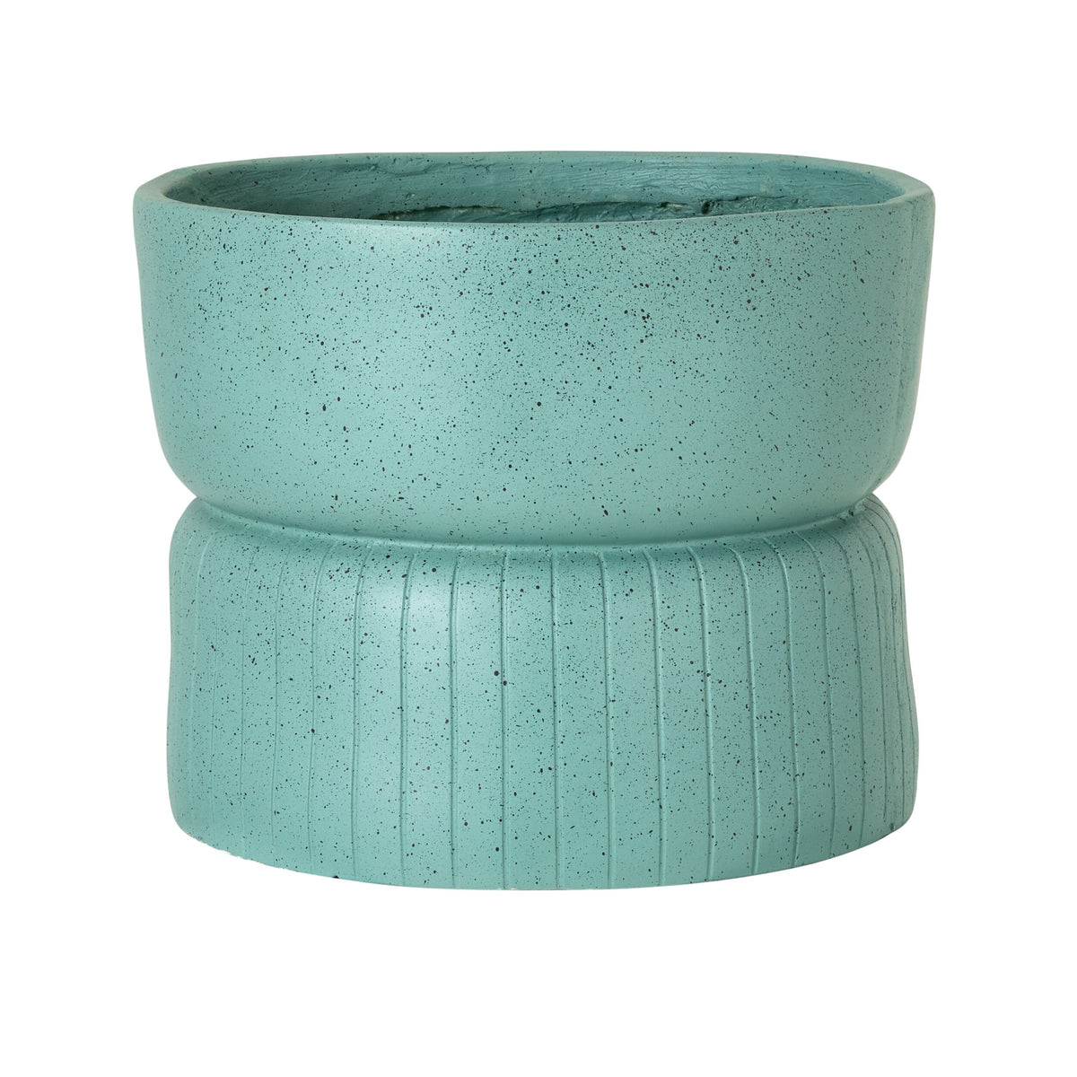 Arc Ribbed Planter Sage 29cm