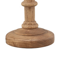 Wellington Oak Wood Table Lamp Base 12x12x36cm