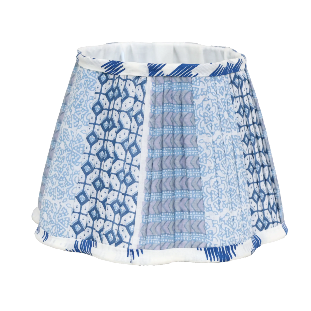 Loni Scallop Tapered Shade Denim Blue 25cm