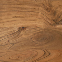 Acacia Live Edge Solid Timber Dining Table 200cm